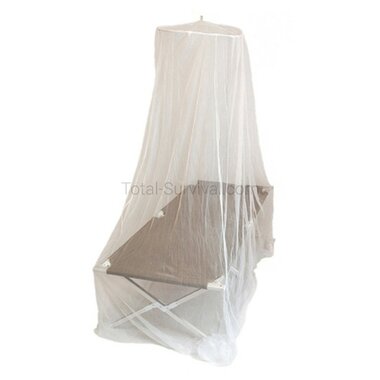 AB 1-Personen Moskitonetz für Feldbett oder Zelt, Weiß