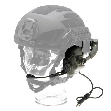 Earmor protection auditive tactique M32X ARC avec support pour casque, vert ranger