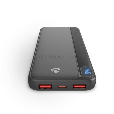 Nedis Draagbare Powerbank PD3.0 20W, 10.000 mAh, zwart