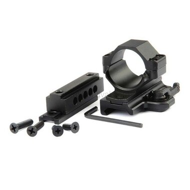 101 Inc quick detach picatinny rail mount + raiser MQL-03