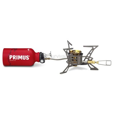 Primus Optimus Ti multifuel brander met brandstoffles en tas