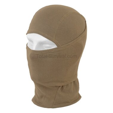 Defcon 5 covert Balaclava multi-use 1-hole, cotton, Dark coyote