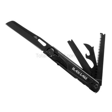 Black Eagle Bryce Multifunktionsmesser, Edelstahl, Midnight black