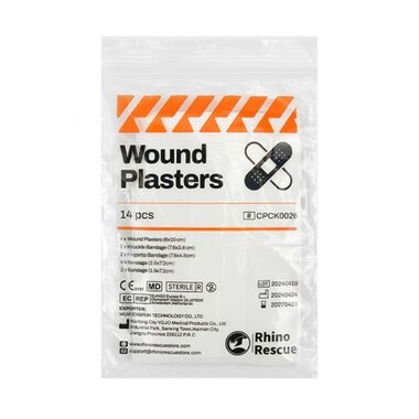 Rhino rescue wound dressing set 14-piece