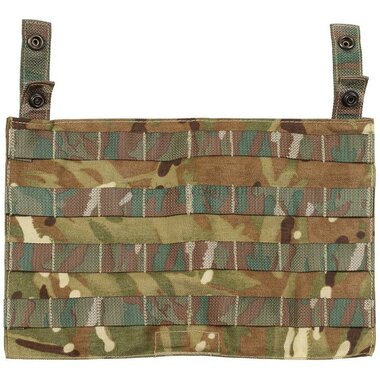 British Army Osprey MK4 plate carrier Molle front plate, MTP multicam