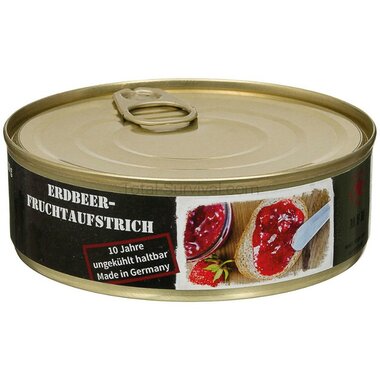 MFH Aardbeienfruitbeleg in blik, volledig geconserveerd, 200 g