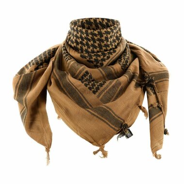 M-Tac Dense Shemagh / keffiyeh, coyote tan-zwart