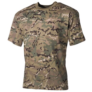 MFH US T-Shirt halbarm 170 g/m², BTP Multicam