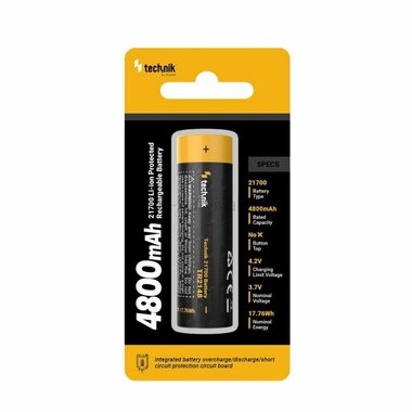 Technik TR1826 18650 2600 mAh 3.7V PCM high-drain li-ion oplaadbare batterij