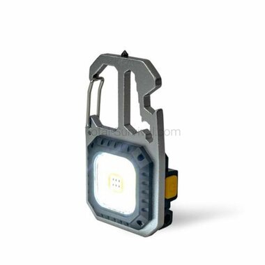 Technik K02 multifunctionele keychain clam pocket LED lamp 400lm COB