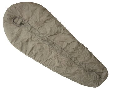 KL landmacht Mummy slaapzak 2-laagse vulling V2, 3 seizoenen, modulair, khaki