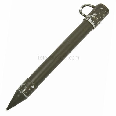 German Bundeswehr tent pegs wood/metal 40 cm OD green