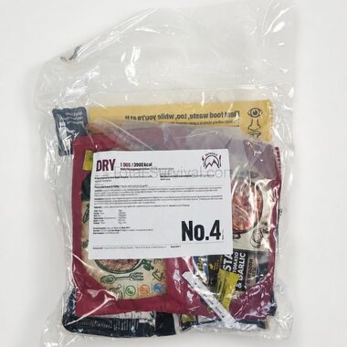 Out Meals MRE Meal Ready-to-Eat 24-hour ration freeze-dried, Menu set 4 Dry