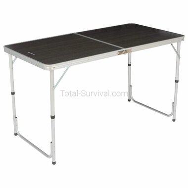 Highlander inklapbare dubbele campingtafel aluminium