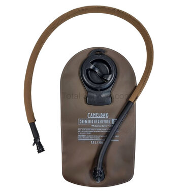 Camelbak Chem Bio Reservoir (CBR/CBRX) 3L TPU blaas met slang, Coyote