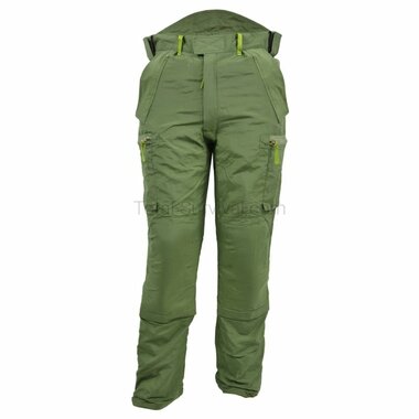 AB Thermoüberziehhose mit Hosenträgern Ale-Tex olivgrün
