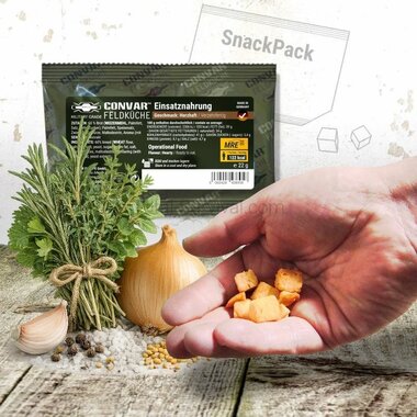 Convar veldkeuken Operationele snack pack 22 gram Hartig