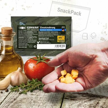 Convar veldkeuken Operationele snack pack 22 gram Mediterraan