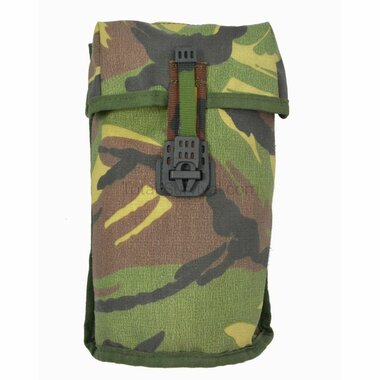 Feldflaschentasche der niederländischen Armee Molle für Wasserflasche und Becher, Woodland DPM