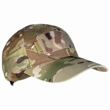 Mil-Tec flex fit baseball cap with velcro patch Multicam