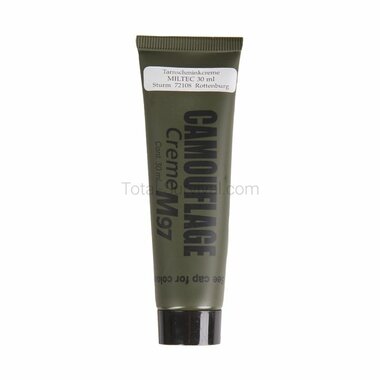 Mil-Tec NATO camo cream tube 30 gr Zwart