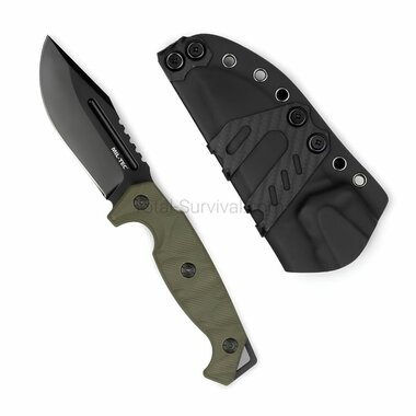 Mil-Tec Ridge veldmes G10 met Kydex multi mount schede, legergroen