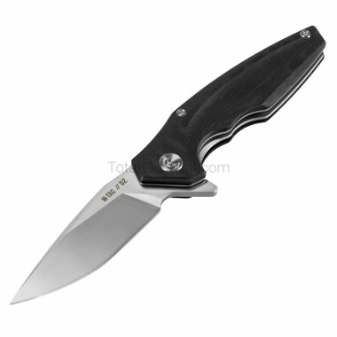 M-Tac type 20 EDC zakmes D2 staal, zwart