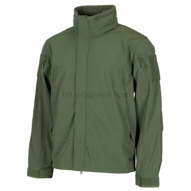 MFH Viper softshell jas ademend, wind- en waterdicht, legergroen