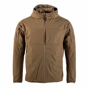 AB lichtgewicht isolatiejas Level 4 ECWCS met PrimaLoft® met capuchon, Coyote tan