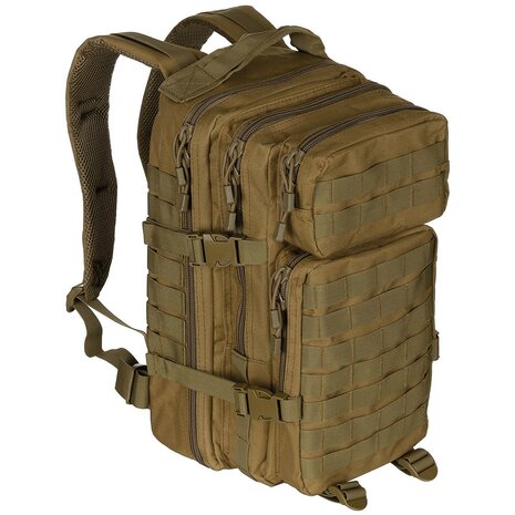 MFH US Backpack 30l, Assault I Molle, coyote tan - Total-Survival