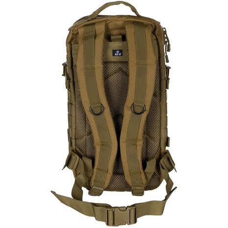 MFH US Backpack 30l, Assault I Molle, coyote tan - Total-Survival